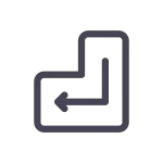 Keyboard Enter SVG Icon
